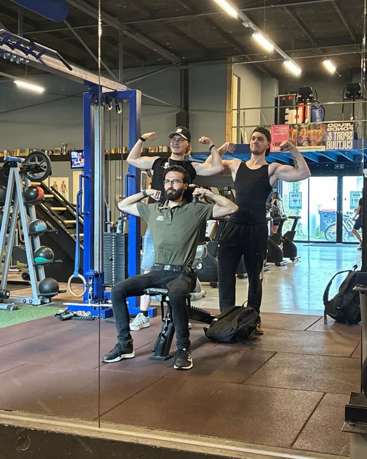 Dominique, Quinten en Niels trainen bij De Sportschool in Emmen