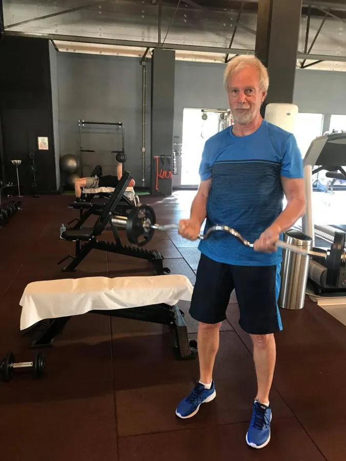 Henk Kroezen traint bij De Sportschool in Emmen